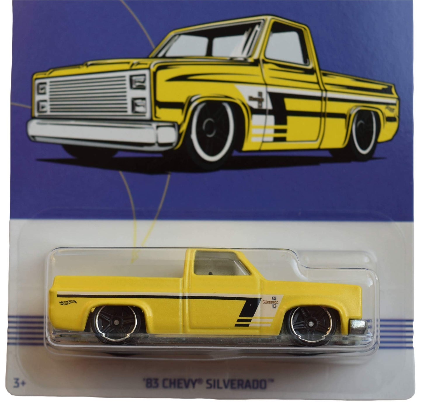 Hot Wheels American Trucks Exclusive [Yellow] '83 Chevy Silverado 5/10