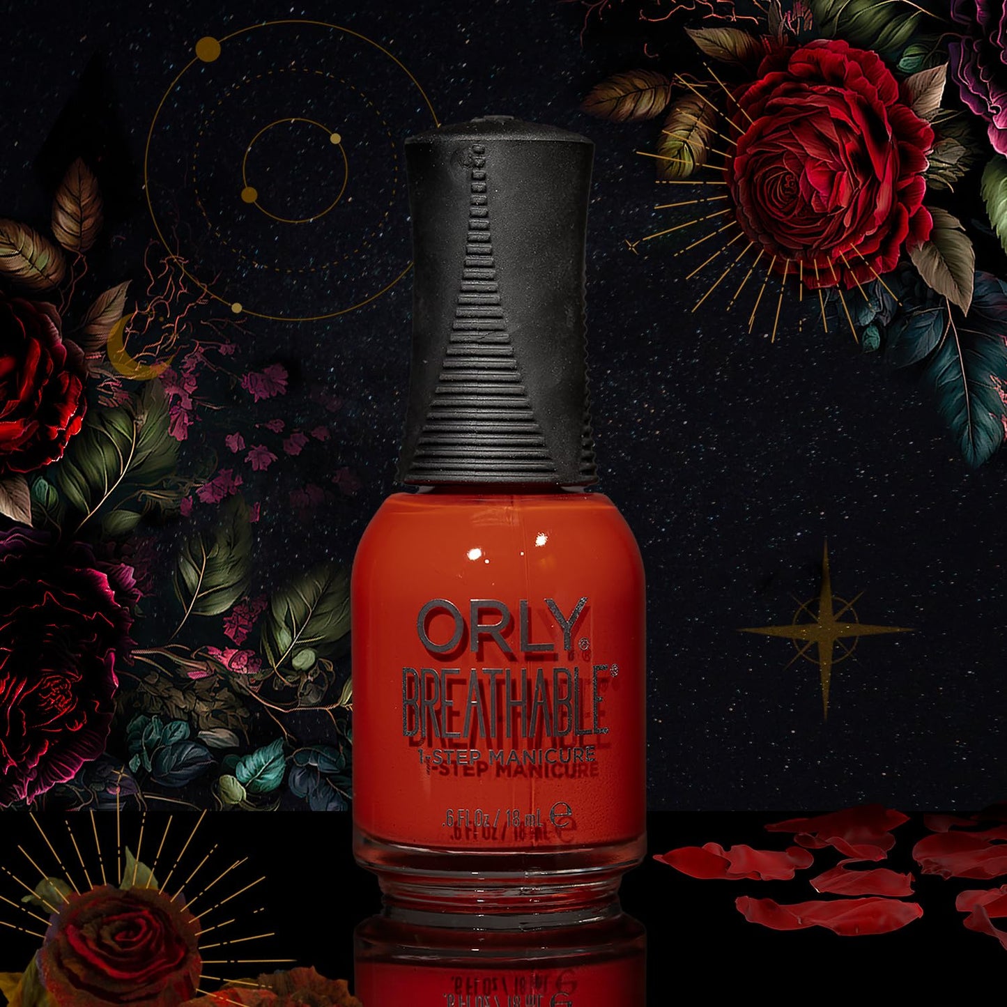 Orly Breathable Nail Polish | All in One Nail Color for Fall and Winter | Opulent Reds and Lush Pinks Shimmer Cremes 0.6fl oz (Artemis Me) Beauty & Personal Care Orly