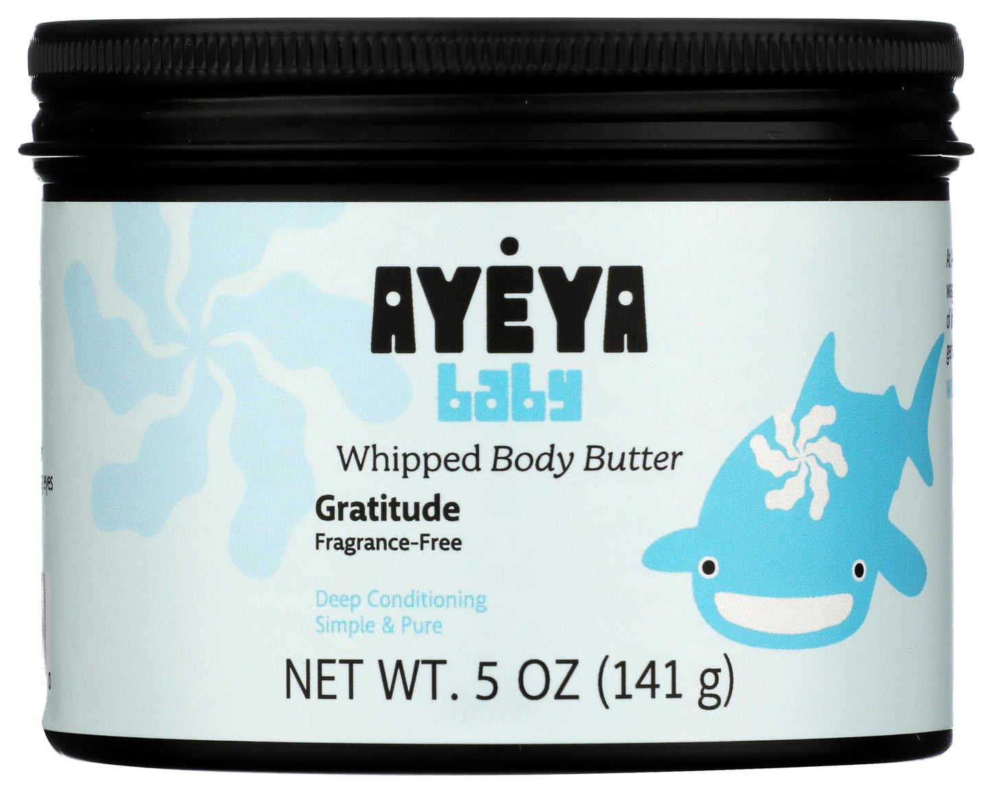 AYÉYA Baby Body Butter - Fragrance-Free, Fair Trade Shea Butter & Coconut Oil Moisturizer for Sensitive Skin, Vegan & Non-Toxic Baby Cream in