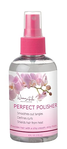 Weave Aide Perfect Polisher 6 oz. Protects hair from heat. Nourish & shine, for dry hair, dull hair, Provides moisture shine spray.