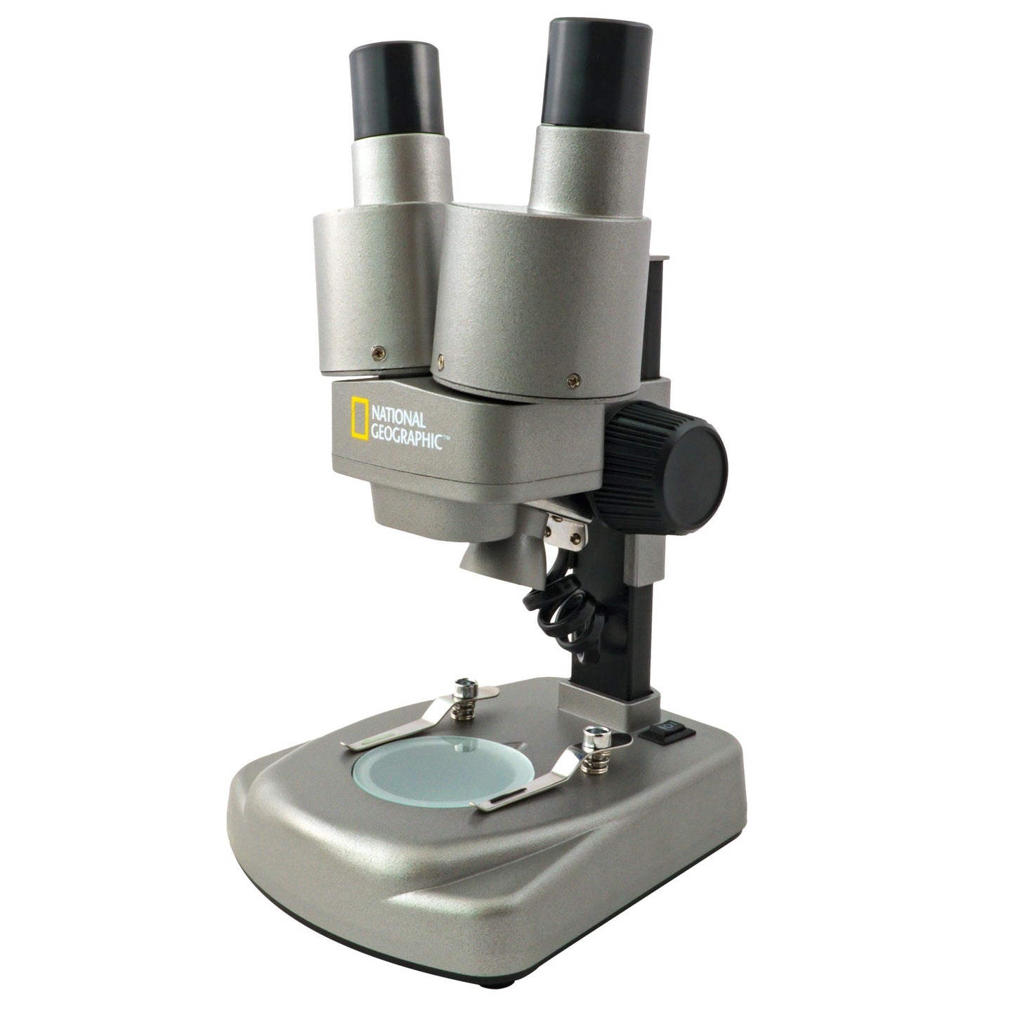 National Geographic Dual LED Kids Microscope – 50+ Pc Science Kit with Prepared & Blank Slides, Biology STEM Set for Ages 8–12, Exclusive