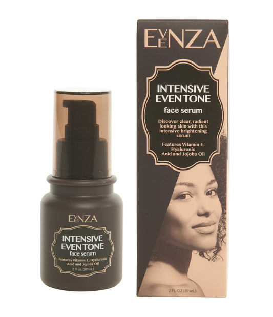 Evenza Intensive Age Spot Serum for Even Tone Skin with Hyaluronic Acid, Vitamin E, and Jojoba Oil. 2oz bottle.