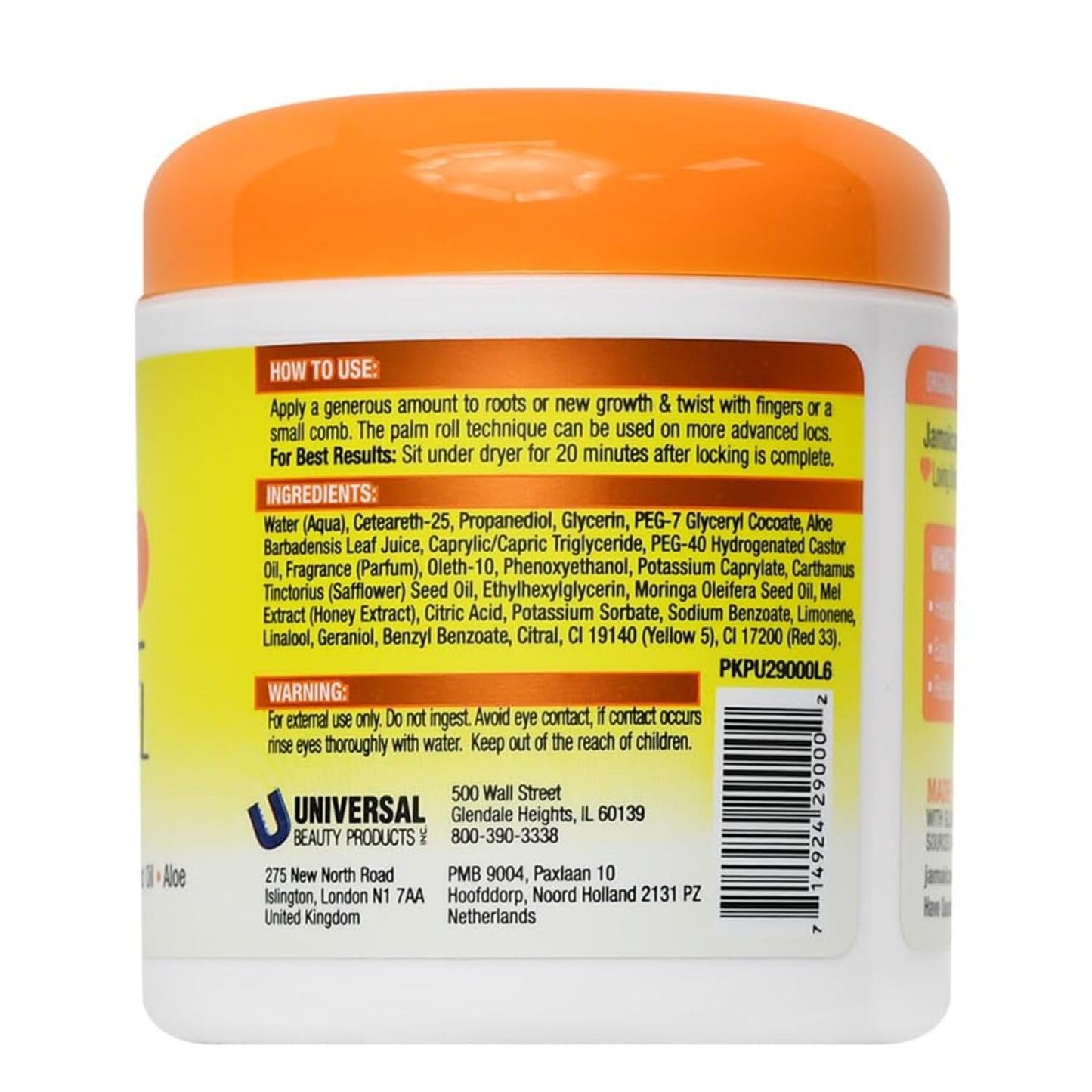 Jamaican Mango & Lime Love Your Locs Start-A-Loc Gel - Extra Hold & Shine for Locs, Twists & Braids - Long-Lasting Styling for Natural Hair