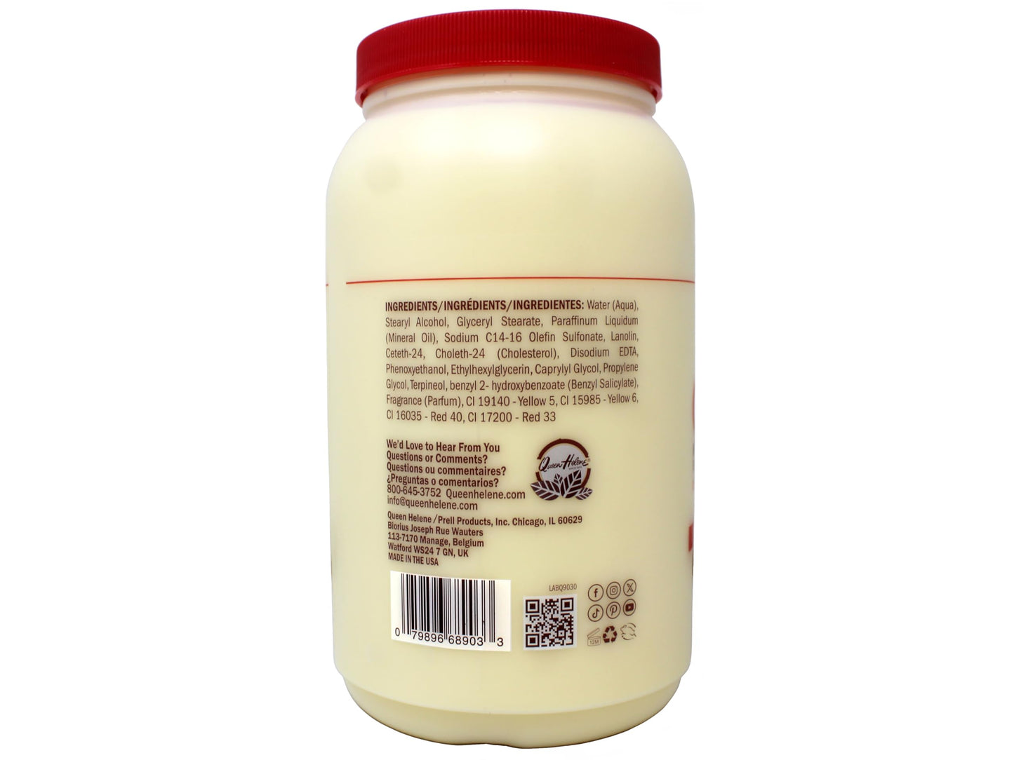 Queen Helene (Pack of 2) Cholestrol Cream, 5lb/80oz