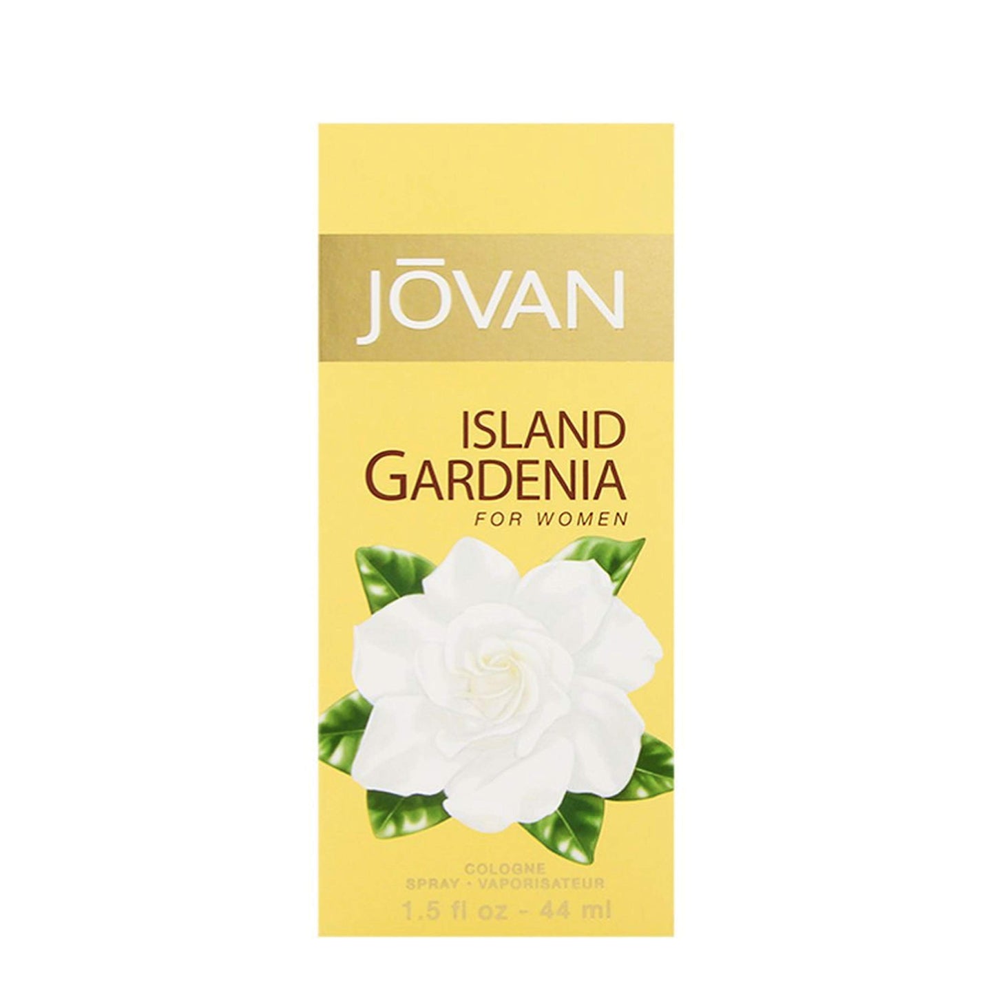 Jovan Island Gardenia Eau de Cologne Spray 1.5 fl oz (Pack of 1), Notes of Neroli, Gardenia, and Sandalwood, Women's Fragrance, Long Lasting, Everyday