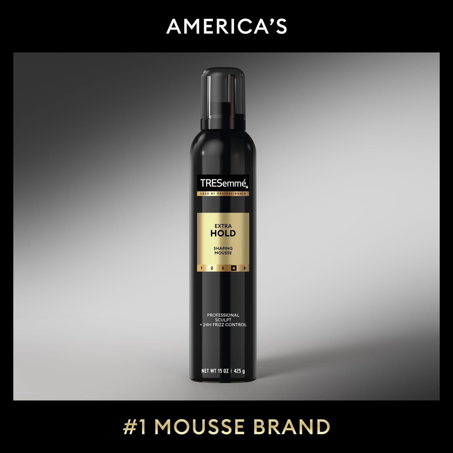 TRESemmé Extra Hold Volumizing Mousse For 24H Touchable Hold & Volume with Pro Lock Tech 15 oz