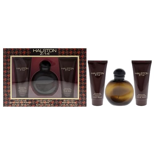 Halston Z-14 by Halston for Men - 2 Pc Gift Set 4.2oz EDC Spray, 3.4oz After Shave Balm, 3.4oz Hair and Body Wash Beauty & Personal Care HALSTON