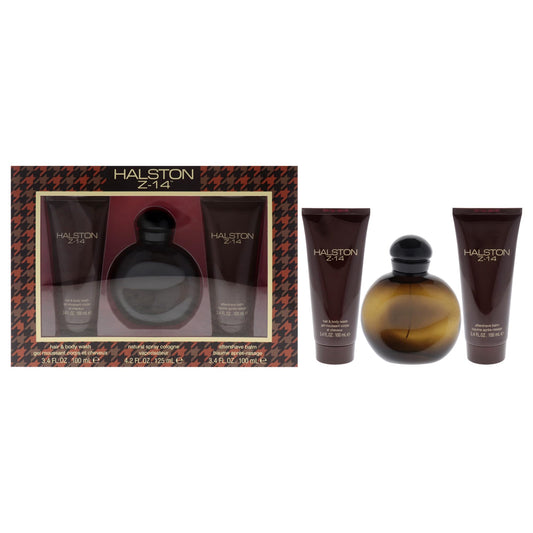 Halston Z-14 by Halston for Men - 2 Pc Gift Set 4.2oz EDC Spray, 3.4oz After Shave Balm, 3.4oz Hair and Body Wash Beauty & Personal Care HALSTON