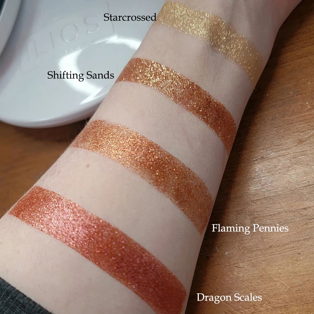 Concrete Minerals Natural Glitter Eyeshadow, Iridescent Shine and High Pigmentation, 100% Vegan and Cruelty Free, 2.4 Grams Loose Mineral Powder