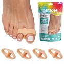 ZenToes Toe Spacers Bunion Corrector for Women and Men, Big Toe Straightener, Double Loop Gel Splint Separator for Correct Alignment of Overlapping Beauty & Personal Care ZenToes
