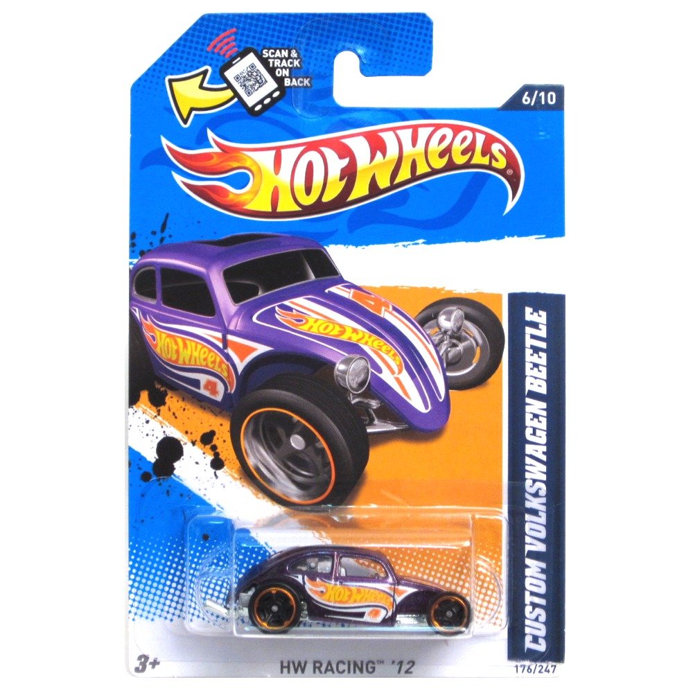 Custom Volkswagen Beetle 12 Hot Wheels 176/247 Vehicle
