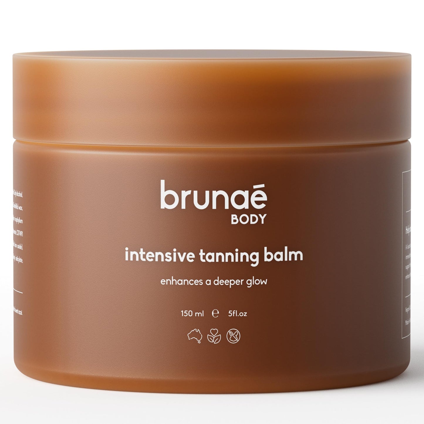 BRUNAE BODY® Intensive Tanning Bed Balm [FOR DARKER & FASTER TAN] - Natural Tan Accelerator Lotion for Sunbed - Sun Tanning Lotion for Women & Men