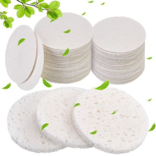 60 Count Facial Sponges for Estheticians Compressed Face Sponge Natural Cleaning Sponge for Facial Cleaning, Makeup Removal Beauty & Personal Care Boao
