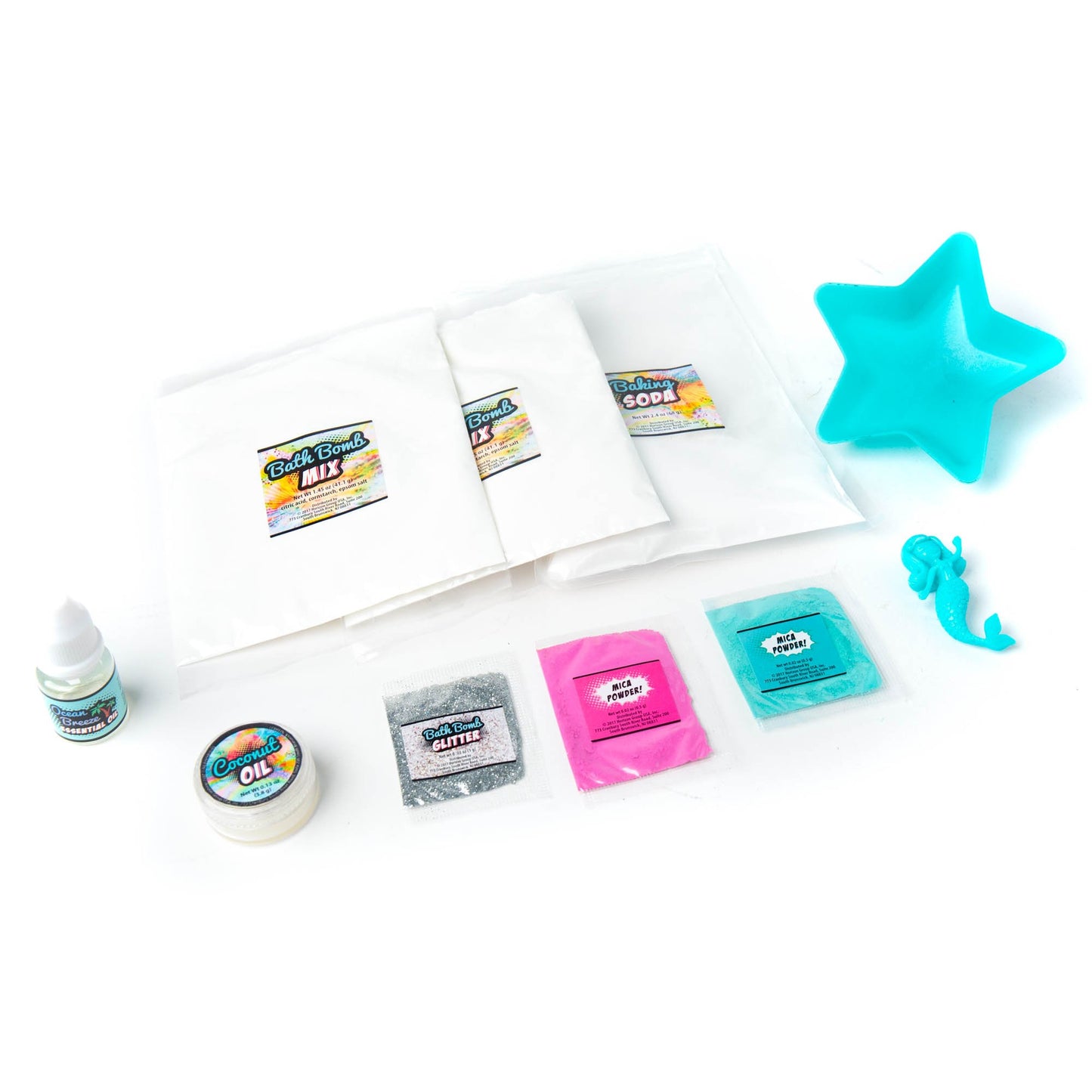 Pop Fizz Make Your Own Glow (85360) - Bath Bombs, Ocean Breeze Scent