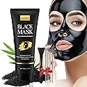 YLNALO Blackhead Remover Mask Kit, Charcoal Peel Off Facial Mask with Brush and Pimple Extractors, Deep Cleansing for Face Nose Blackhead Pores Acne