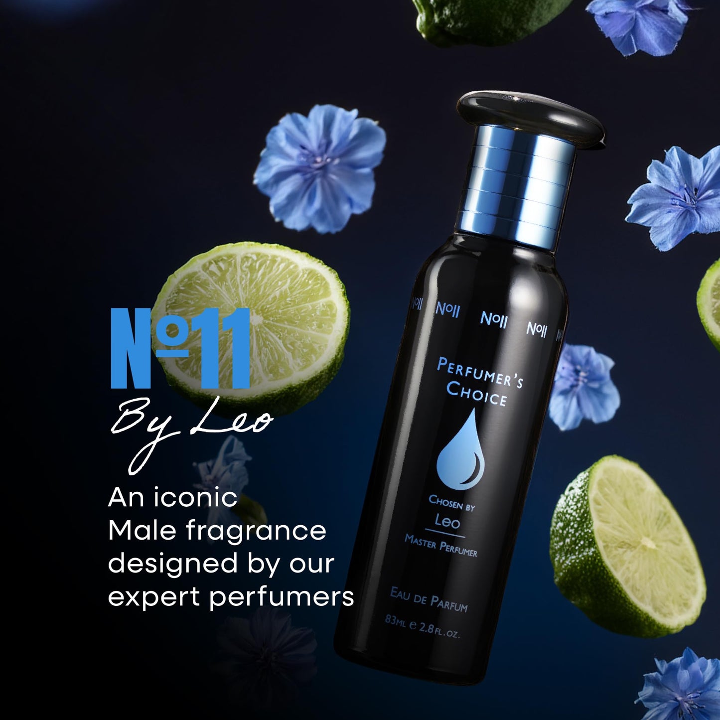 Perfumer's Choice No 11 by Leo Perfume for Men. 83ml Eau de Parfum, Luxury Fragrance - Mens Aftershave, Long Lasting Fragrance by Milton-Lloyd