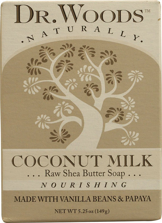 Dr. Woods Naturally Bar Soap Coconut Milk - 5.25 oz Beauty & Personal Care Dr. Woods