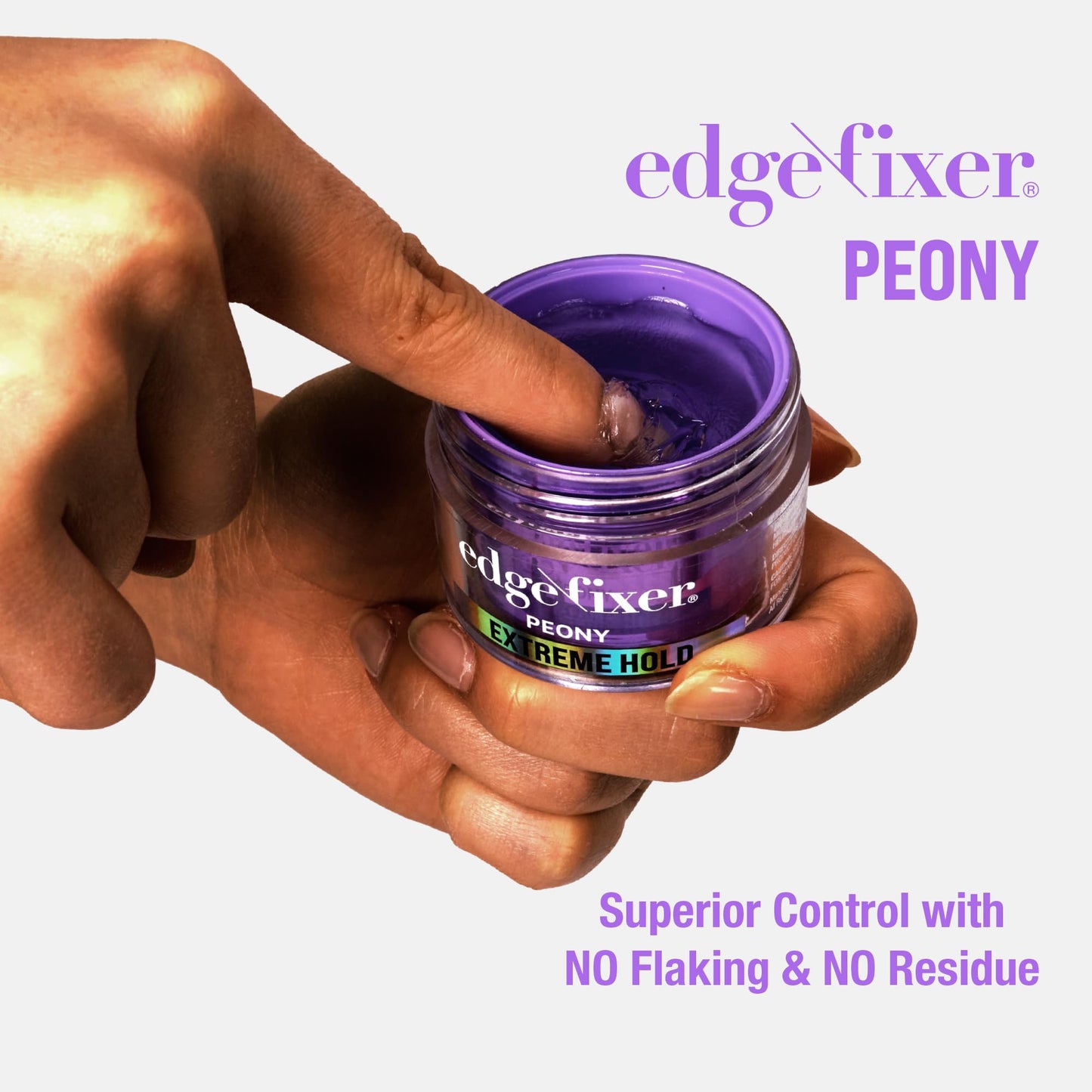 Red by Kiss Edge Fixer Extreme Hold, Strong Edge Control with 24-Hour Hold, Infused with Biotin for Nourishment & Hydration, No Flaking or Oily