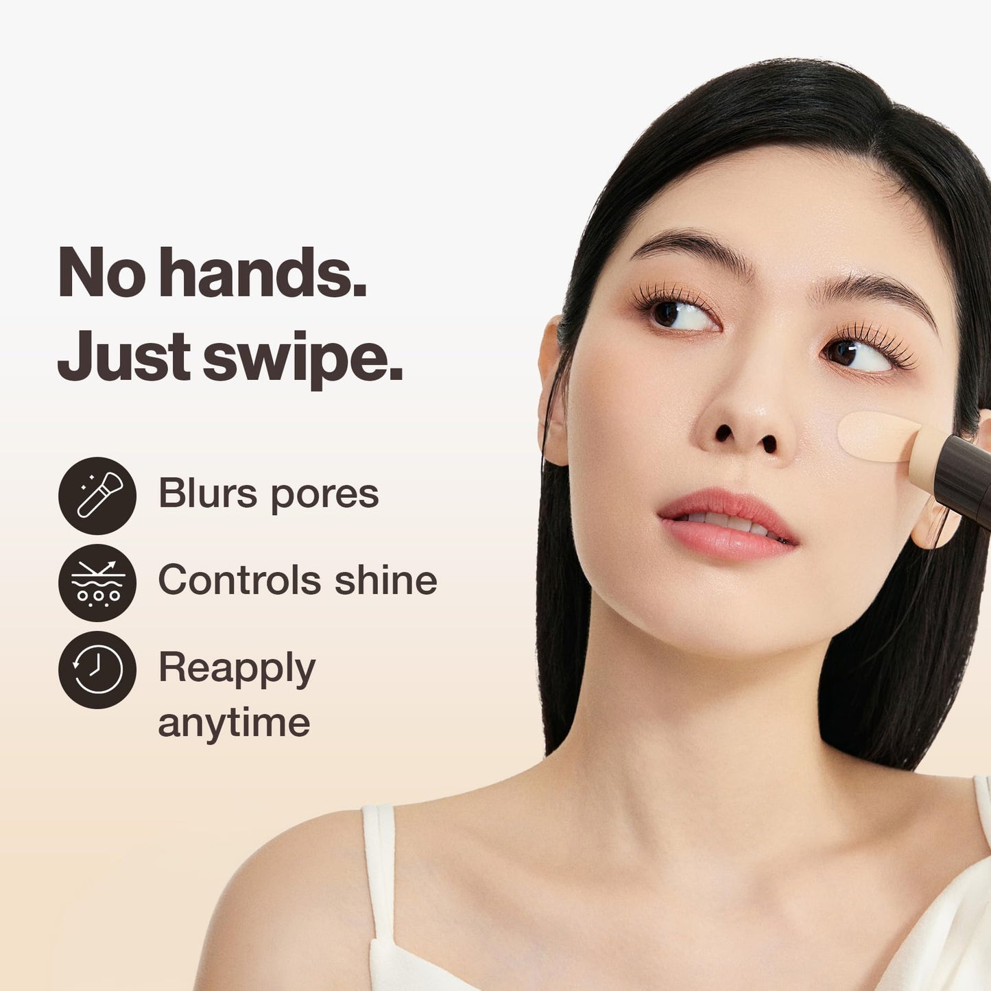 OBgE Seamless Full Coverage Foundation Stick with Brush 0.49oz, #1 Ivory Beauty and Personal Care OBgE
