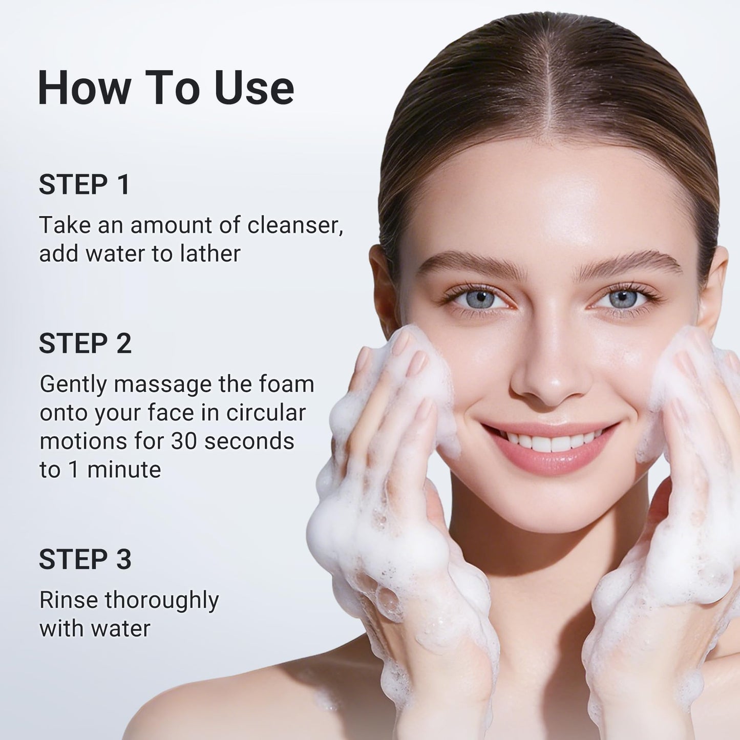 Dr.leo Salicylic Acid Cleanser, Acne Face Wash for Oily Skin - Daily Oil Control, Gentle Plant Extracts, 8 Amino Acids, Deep Cleans Minimizes Pores