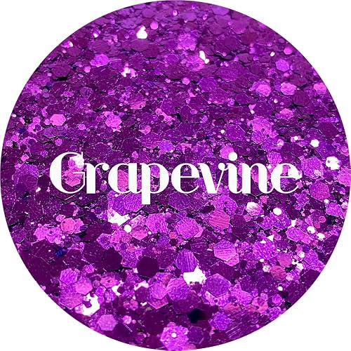Purple Polyester Glitter | Craft Glitter | Glitter for Arts & Crafts | Tumblers | Cosmetics | Nails | Epoxy Resin Art | Slime | DIY | Body Glitter | 1