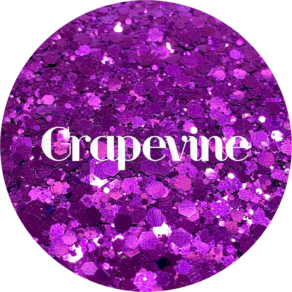 Purple Polyester Glitter | Craft Glitter | Glitter for Arts & Crafts | Tumblers | Cosmetics | Nails | Epoxy Resin Art | Slime | DIY | Body Glitter | 1