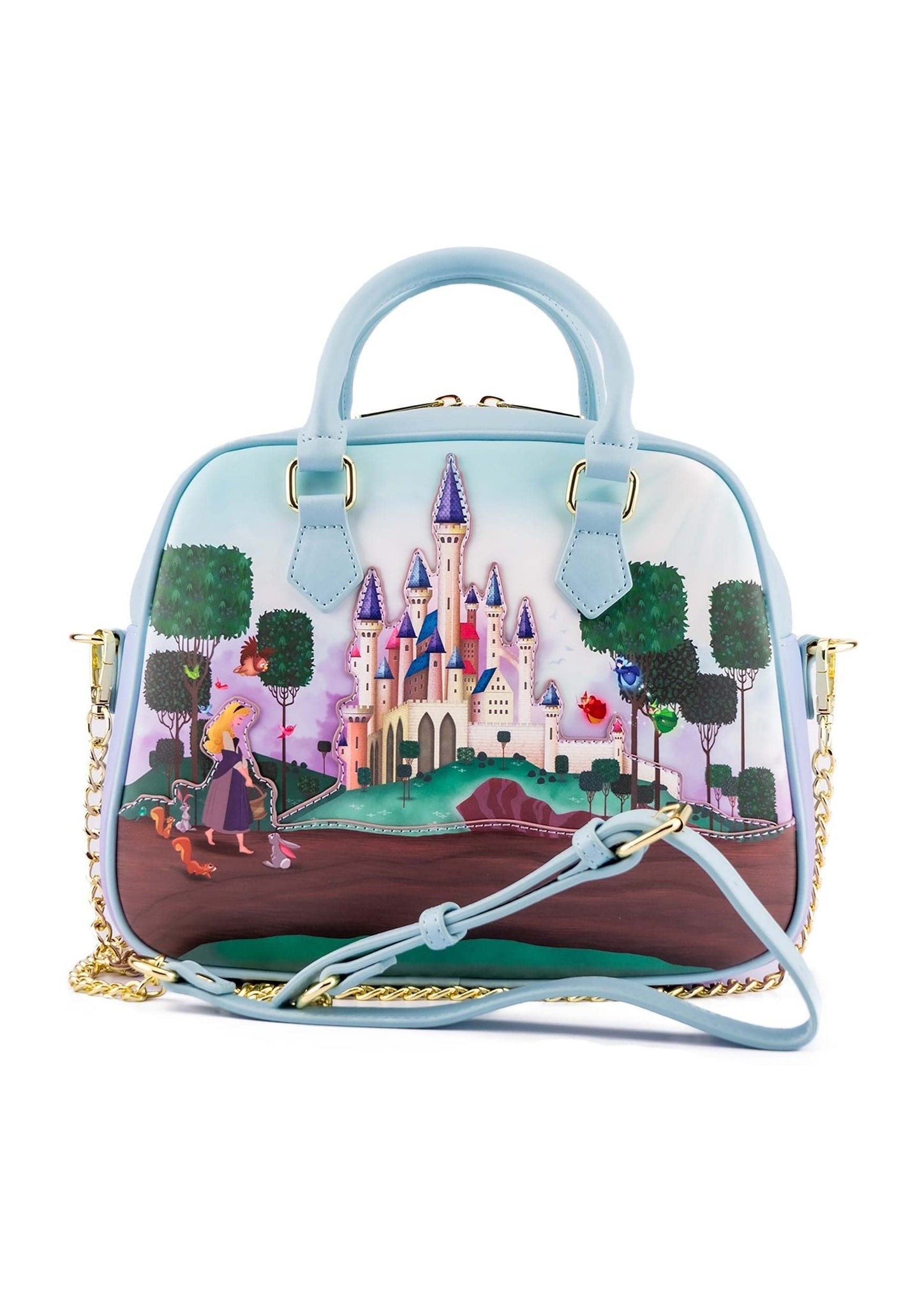 Loungefly Sleeping Beauty Castle Crossbody Bag