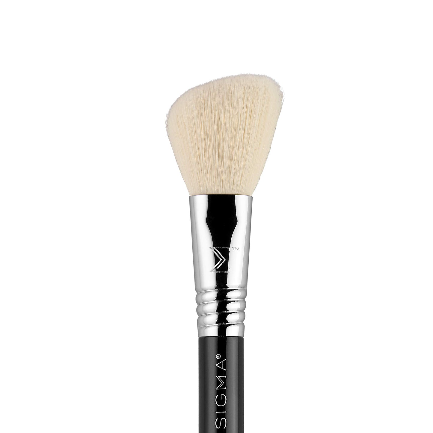 Sigma Beauty Travel Essential Trio - Makeup Brush Set for Foundation Powder Eyeshadow - 3 Tool Brushes with Brush Tin Holder - Skin Safe, Vegan Makeup