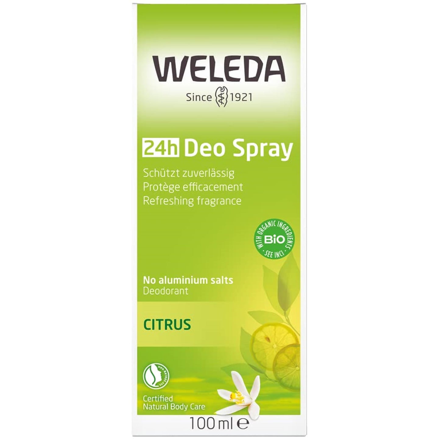 Weleda Deodorant Spray, Citrus 3.4 Oz (Quantity Of 3) Beauty and Personal Care Weleda