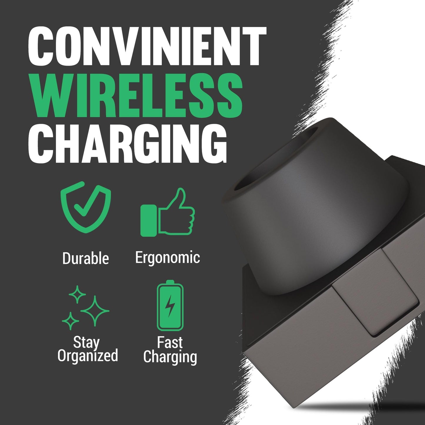 Tomb 45 Power Pod for Babyliss FX3 Hair Clippers - Wireless Charger for Hair Clipper - Charging Base Beauty and Personal Care Tomb 45