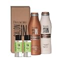 RECAMIER Salt Free Shampoo Repair and Ultra Hydrate Conditioner Hair Treatment Set 10.1oz +2 Nano Keratin Shots
