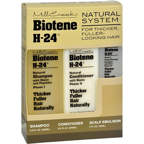 Mill Creek Biotene H-24 Tri-Pack Shampoo Conditioner Scalp Emulsion - 1 Set