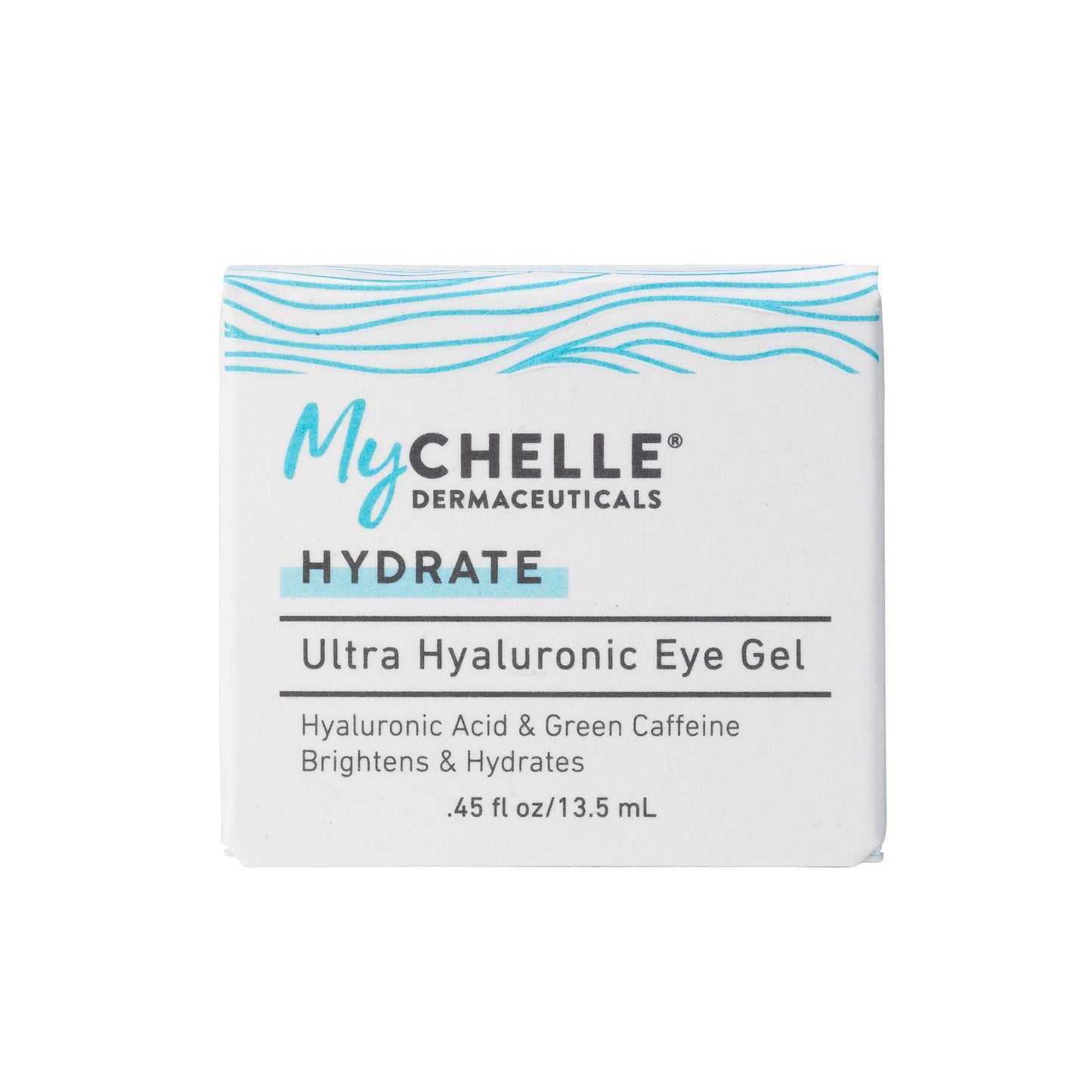 MyChelle Dermaceuticals Ultra Hyaluronic Eye Gel 0.45 oz – Hydrating Vegan Formula to Plump Skin & Reduce Fine Lines and Wrinkles