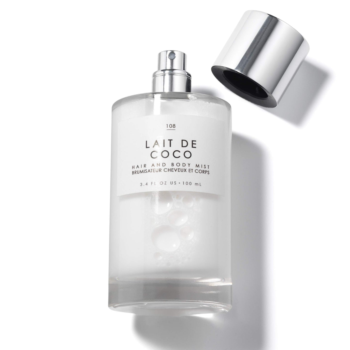 Le Monde Gourmand Lait de Coco Hair & Body Mist - 3.4oz (100ml) - Bergamot, Vanilla, Coconut Fragrance Notes