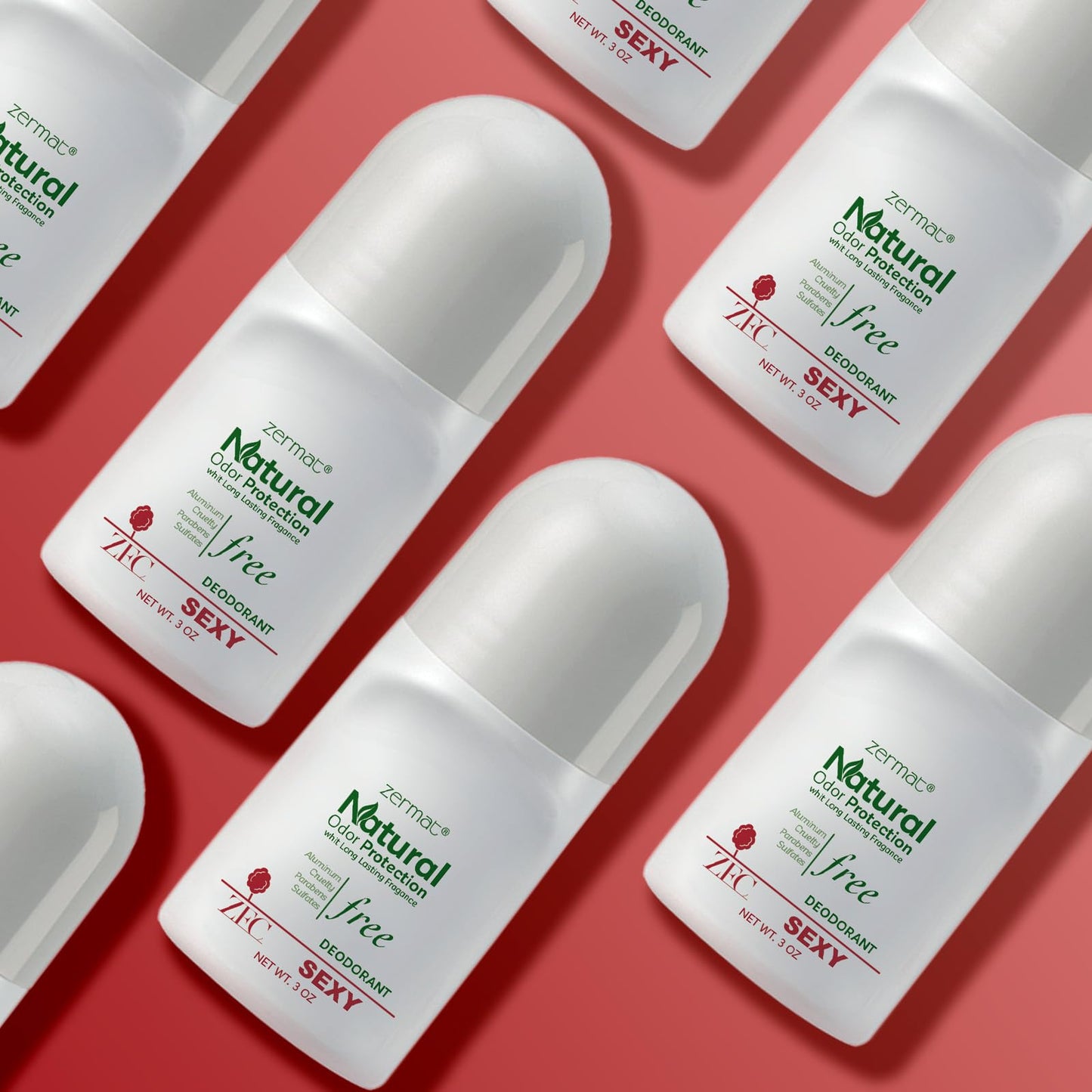 Zermat Senzuel Sexy, Natural Roll-On Deodorant, 3 Oz. Beauty and Personal Care Zermat