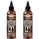 Difeel 99% Natural Premium Hair Oil - Caffeine & Castor Hair Oil 8 oz. (PACK OF 2)