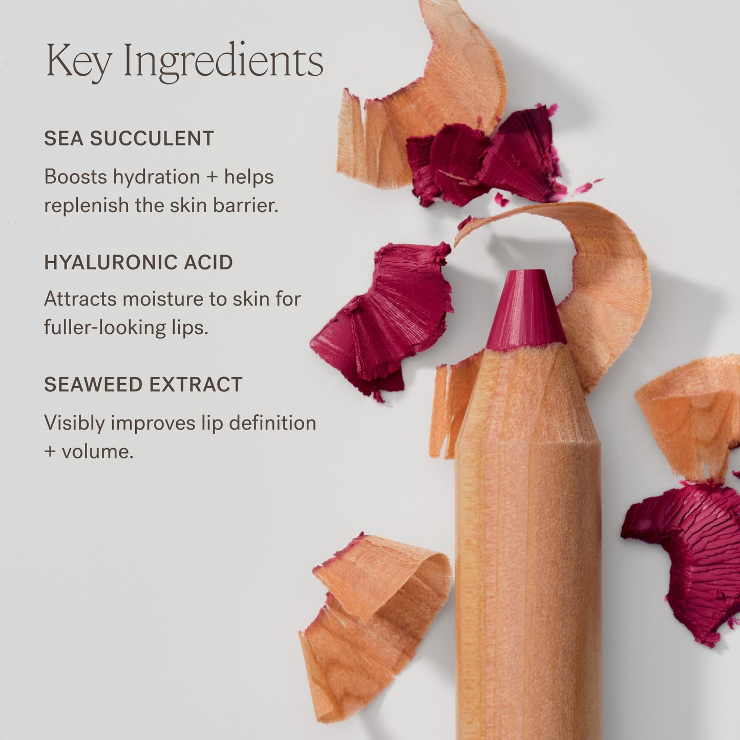 ILIA - Lip Sketch Hydrating Crayon | Hydrate, Plump, Smooth, Strengthen | Long Lasting up to 12-Hours, Bleed-Resistant, Soft-Matte | Barrier-Building,