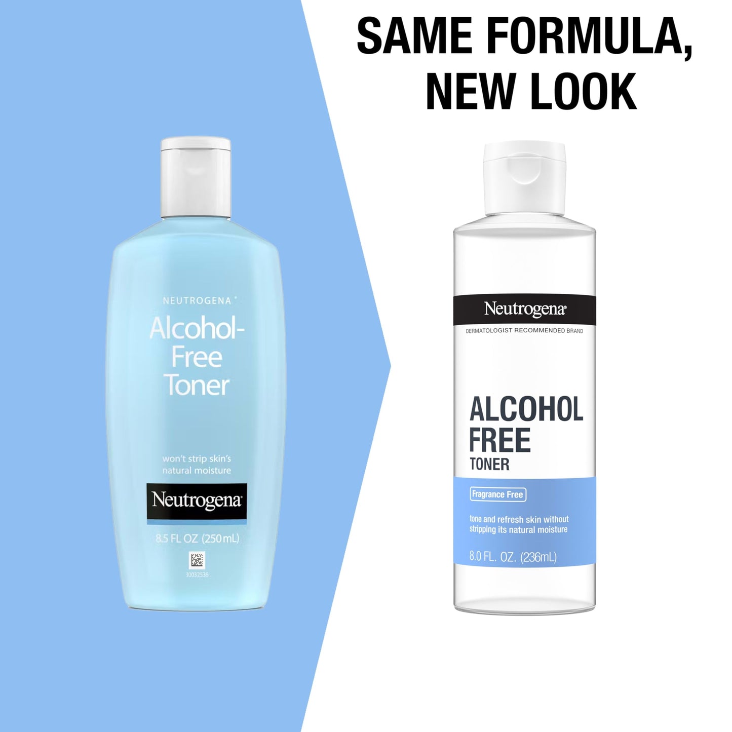 Neutrogena Alcohol-Free Gentle Daily Facial Toner, Fragrance-Free to Tone & Refresh Skin, Gently Removes Impurities & Reconditions Skin