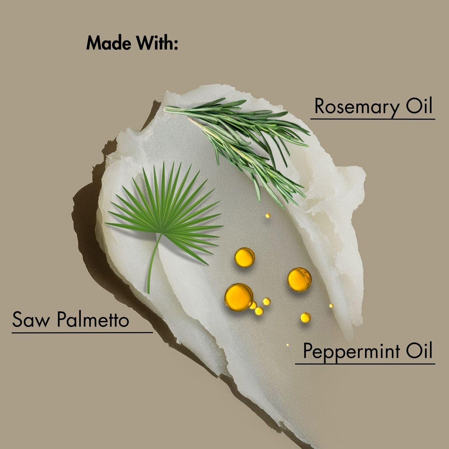 As I Am Rosemary Hair Wax Stick - 2.6 Oz - with Biotin & Saw Palmetto