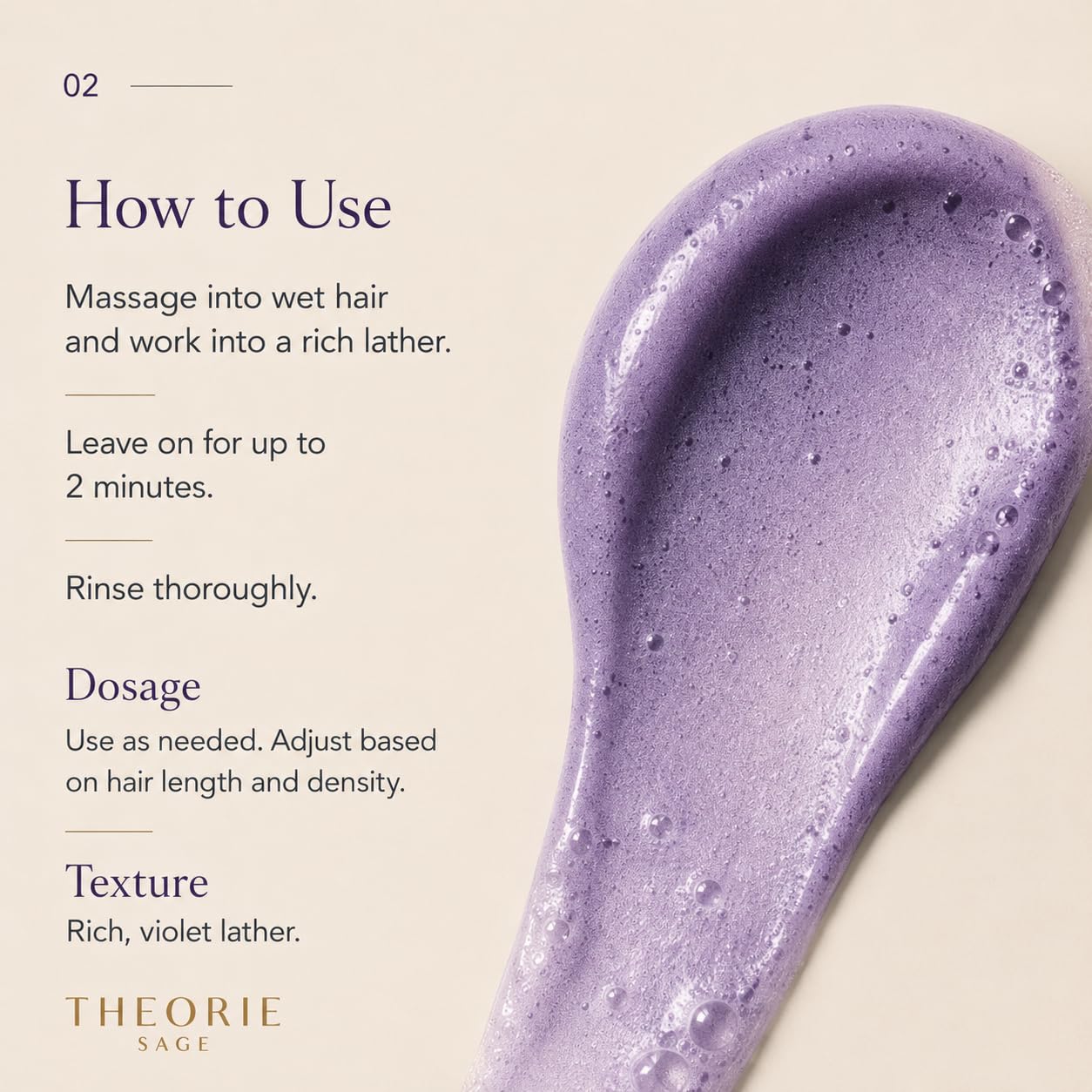 THEORIE 400 mL Shampoo & Conditioner Collection (THEORIE Sage Collection Hair Care Sets (Purple Sage 400 mL Shampoo & Conditioner Set))