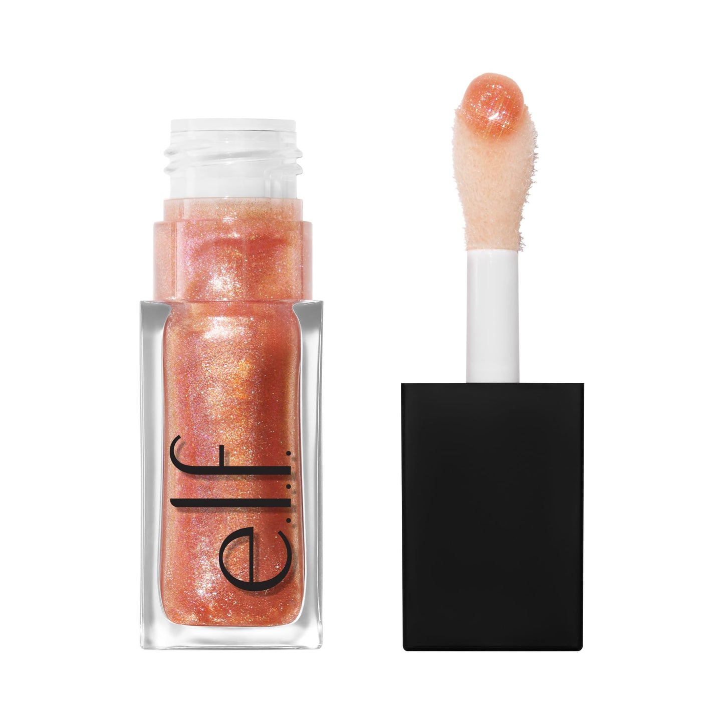 e.l.f. Glow Reviver Plumping Lip Oil, Tinted Lip Plumper For A High-Shine, Plump Finish, Infused With Jojoba Oil, Vegan & Cruelty-Free, Apricot