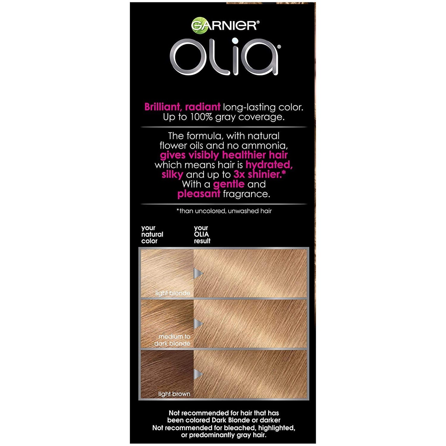 Garnier Olia Ammonia Free Hair Color [8.0] Medium Blonde 1 Each (Pack of 2)