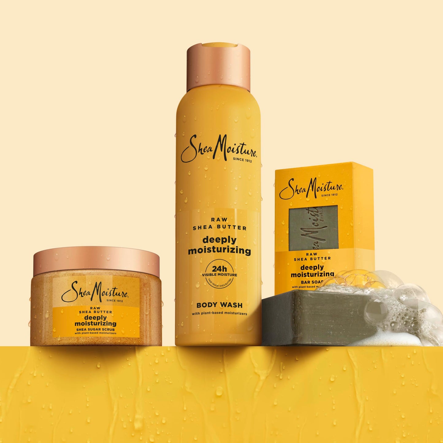 SheaMoisture Shea Sugar Body Scrub For Moisturize And Restore Dry Skin Raw Shea Butter Deeply Moisturizing Body Scrub With 24h Shea Moisture Nutrients Beauty & Personal Care Shea Moisture