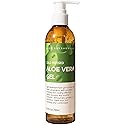 benatu Aloe Vera Gel for Face and Hair, 100% Pure Cold Pressed, Natural Facial Moisturizer for Sunburn Relief, Ance, Skin Care (8.45 fl oz)