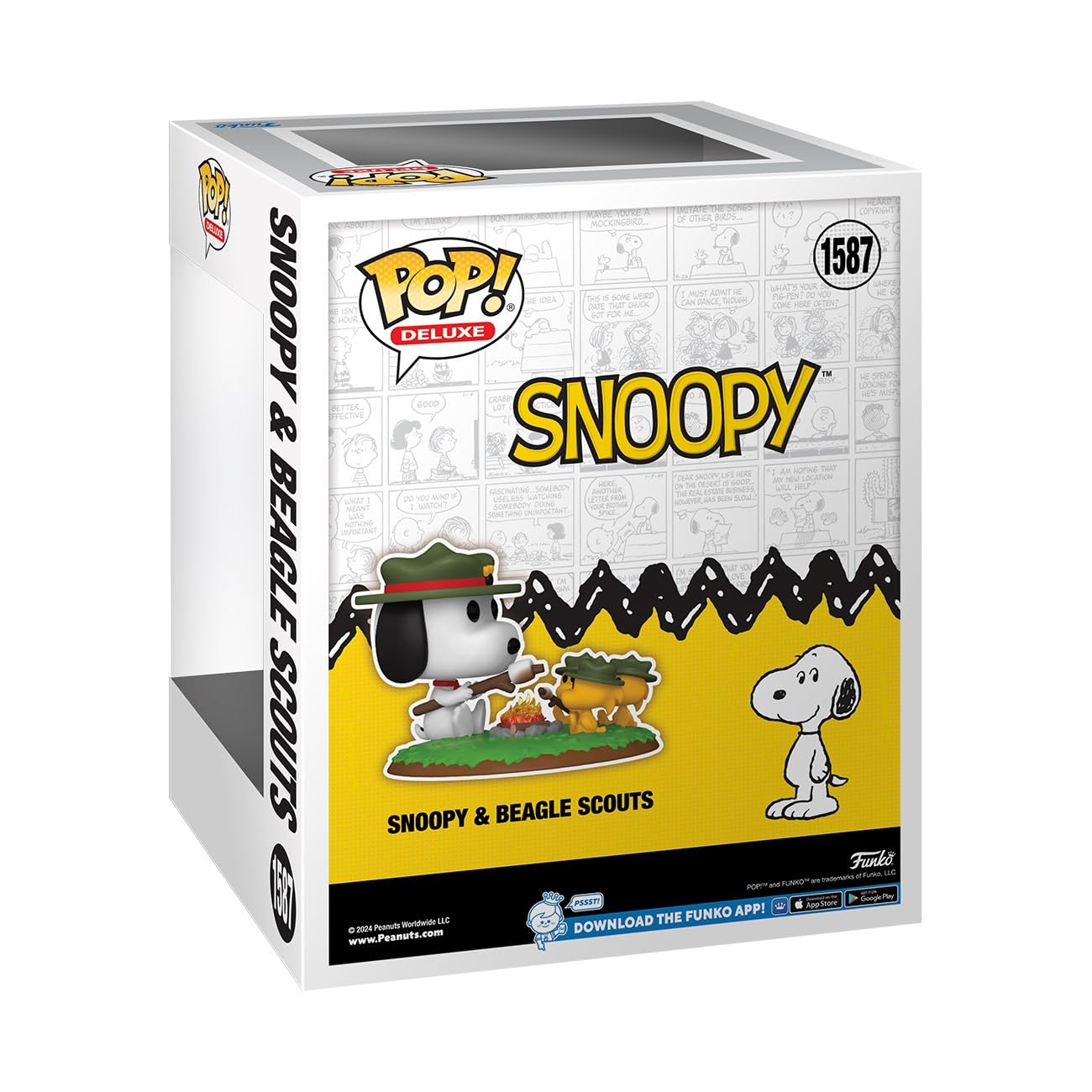 Funko POP! Deluxe: Peanuts - Snoopy with Woodstock - (Camping) - Classic Peanuts - Collectable Vinyl Figure - Gift Idea - Official Merchandise…
