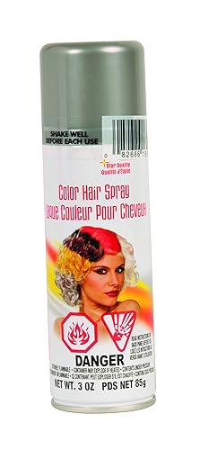 Rubies Color Hairspray, Silver