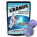 Uranus Bath Bombs XL Fizzers Funny Space Gags for Teen Boys Weird Gags for Men Uranus Jokes Stocking Stuffers for Friends Fun White Elephant Ideas…