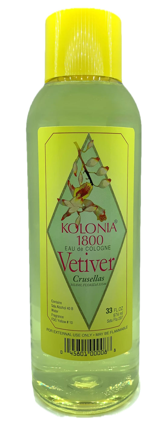 Crusellas Legitima Kolonia 1800 Vetiver Cologne (33 Fl. Oz.)