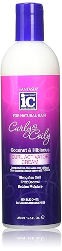 Fantasia Curly & Coily Curl Activator Cream, 12.5 Oz