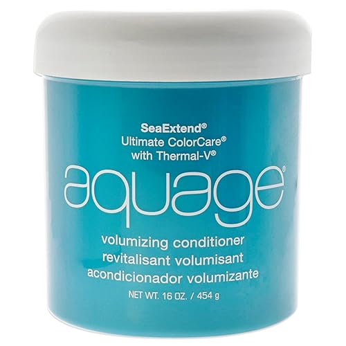 AQUAGE SeaExtend Volumizing Conditioner, Prevents Haircolor Fade, Protects for Thermal Heat Styling, Adds Volume, Shine, and Fullness Without Frizz